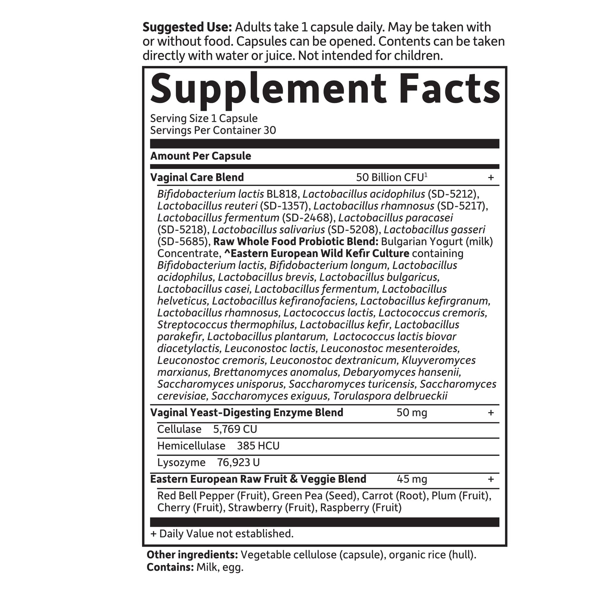 Close up of the vegetarian capsules next to the supplement bottle focusing on easy daily dosage.
