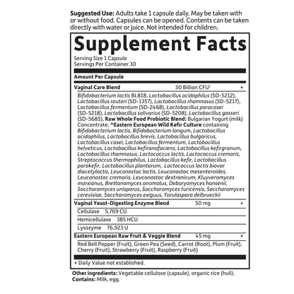 Close up of the vegetarian capsules next to the supplement bottle focusing on easy daily dosage.