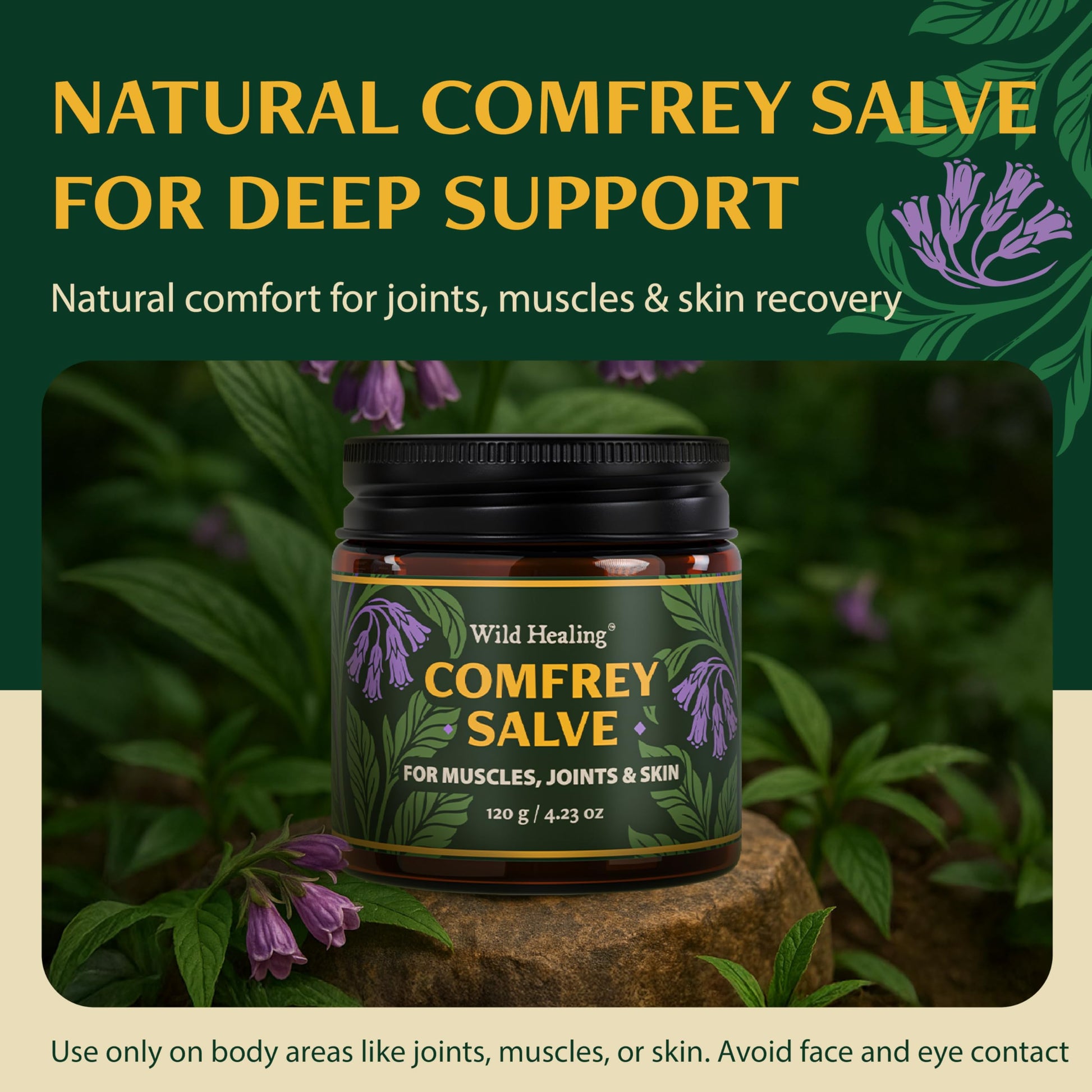 Wild Healing herbal balm texture and consistency