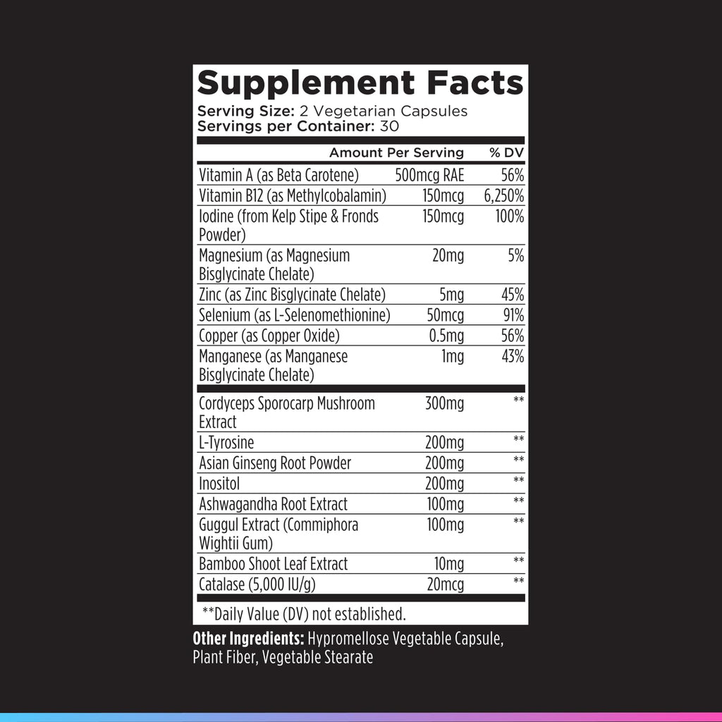 Livingood Daily 60 count thyroid health support product packaging