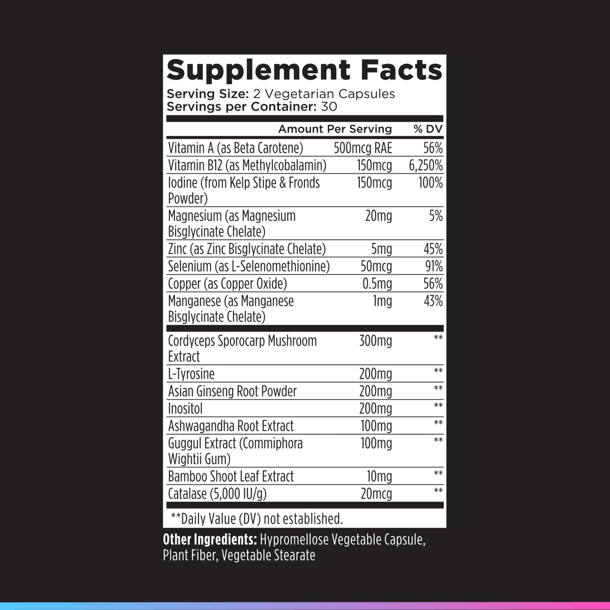 Livingood Daily 60 count thyroid health support product packaging