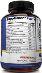 NutriFlair dietary supplement bottle for thyroid health and natural mental focus