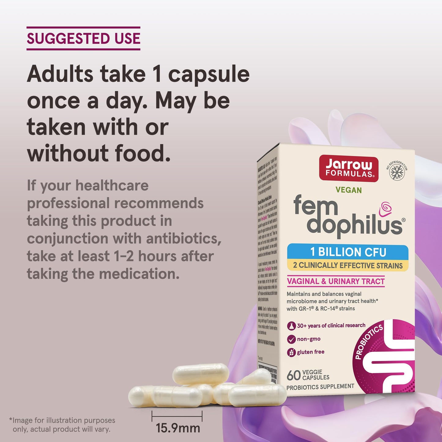 Rudra Retails imported Jarrow Formulas shelf stable female wellness probiotic