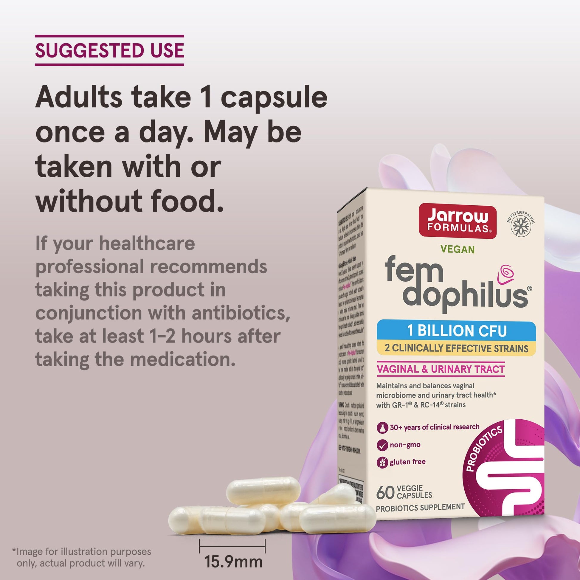 Rudra Retails imported Jarrow Formulas shelf stable female wellness probiotic
