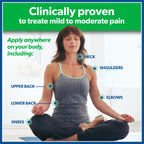 Salonpas Pain Relief Patch large size application on back
