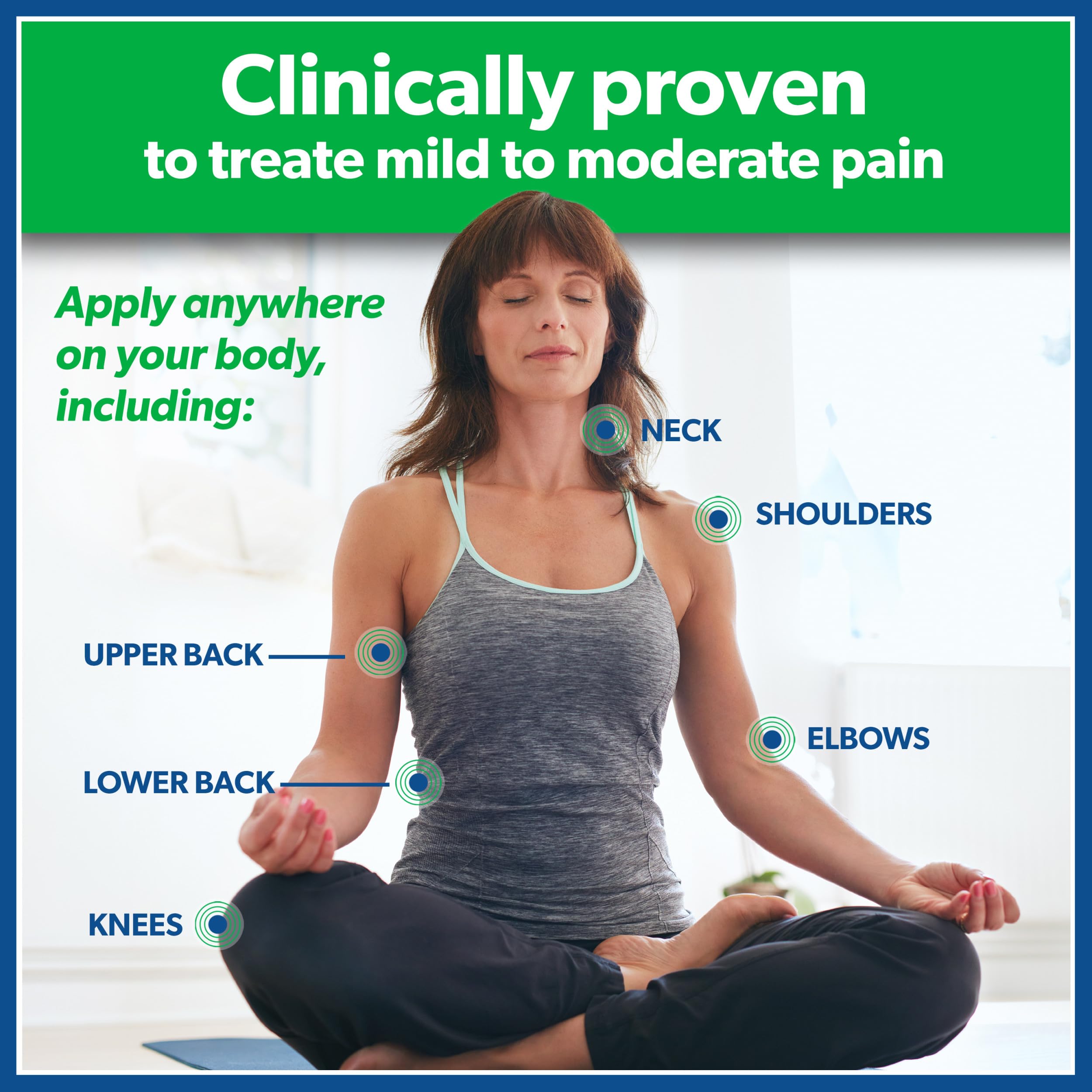 Salonpas Pain Relief Patch large size application on back