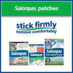 Close up of Salonpas medicated patch texture