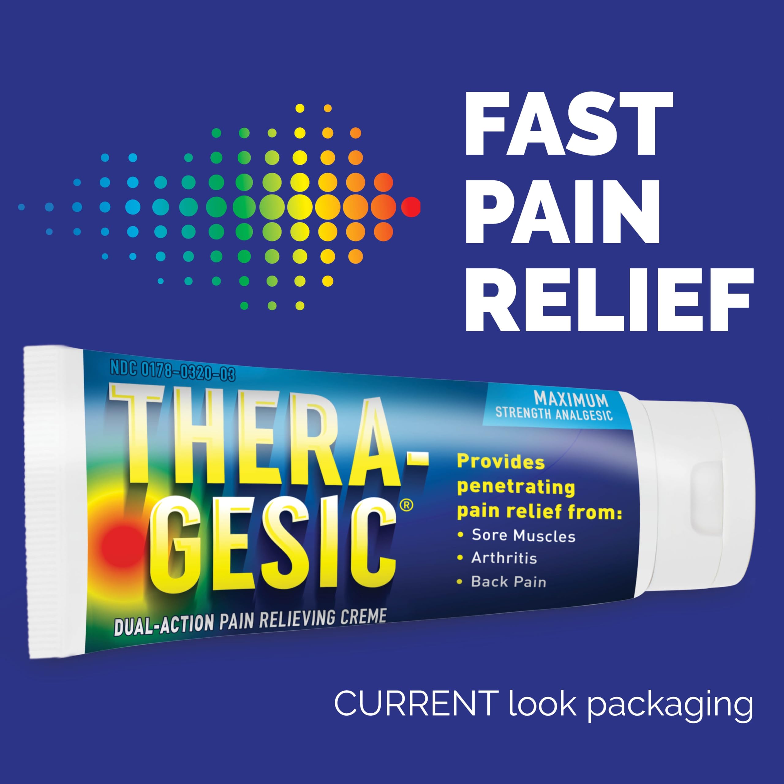 Thera-Gesic 5 Ounce pain relief cream tube