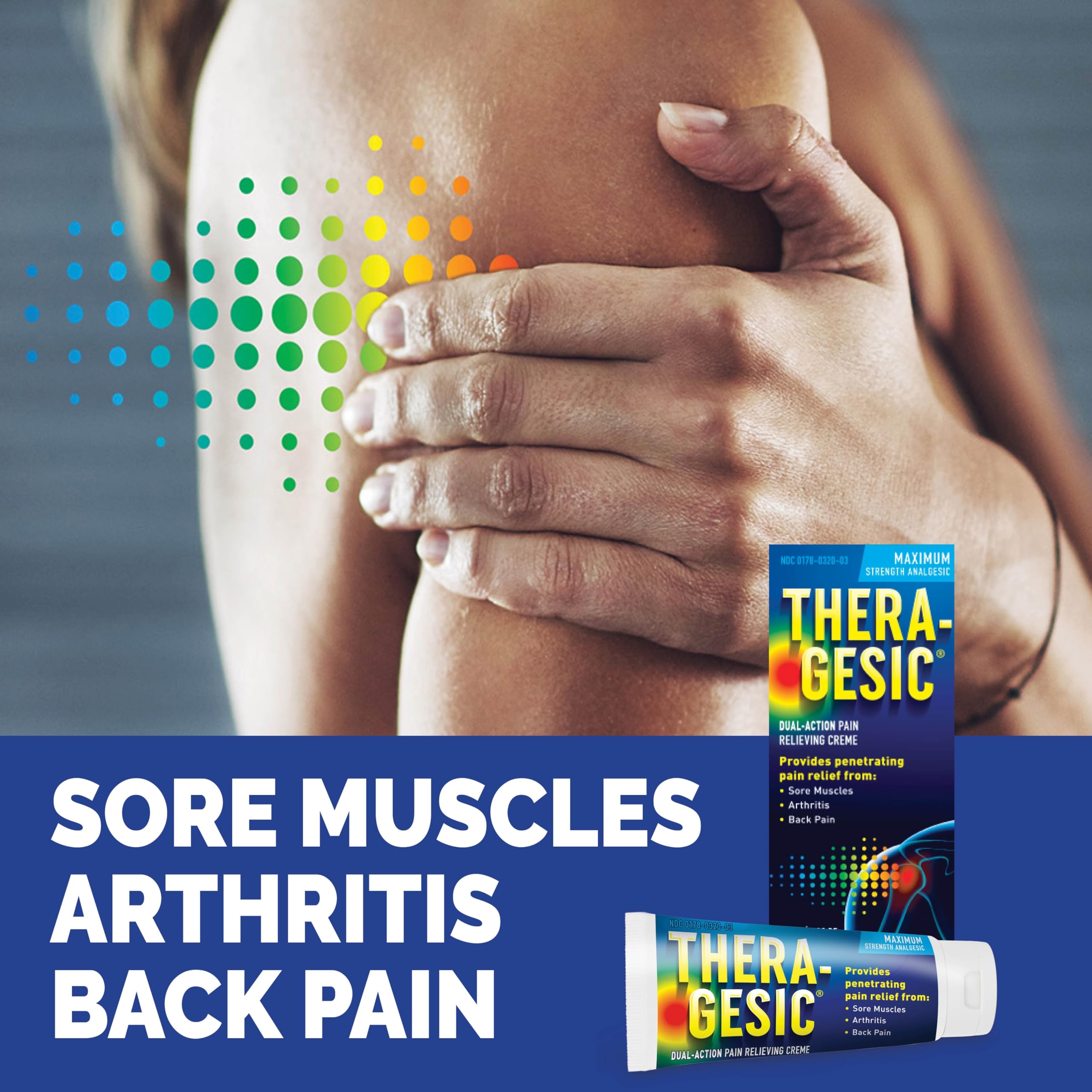 Authentic Thera-Gesic cream texture and application