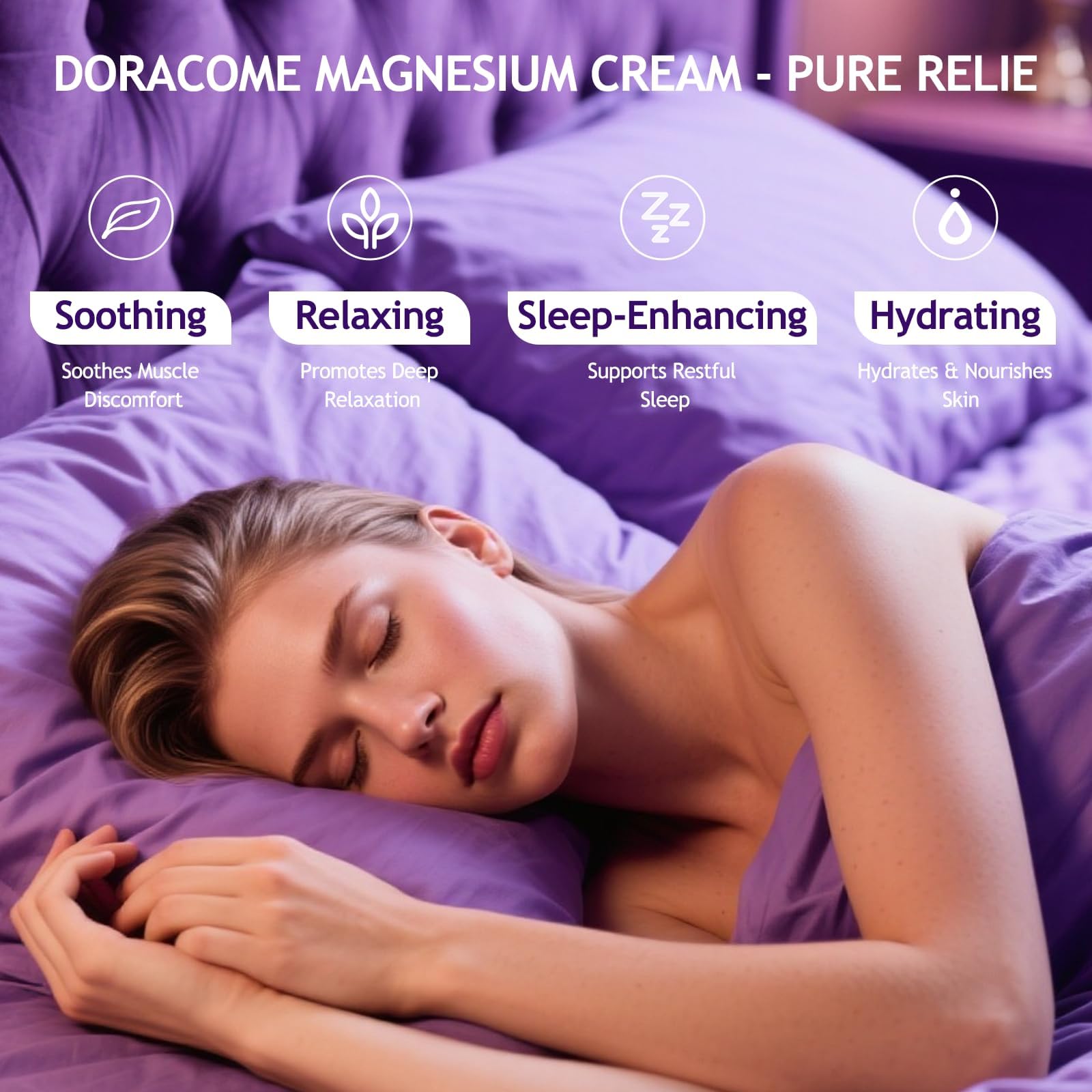 Doracome Magnesium Cream jar packaging