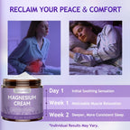 Texture and application of soothing magnesium lotion