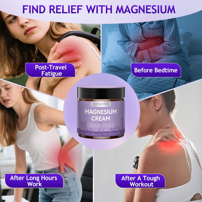Natural ingredients list on Doracome magnesium cream