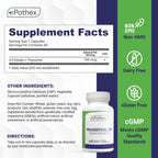 Epothex T2 supplement bottle showing 60 vegetarian capsules label