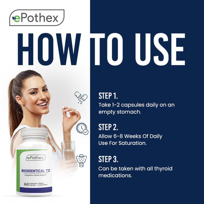 EPOTHEX thyroid health support vegetarian capsules for metabolism boost