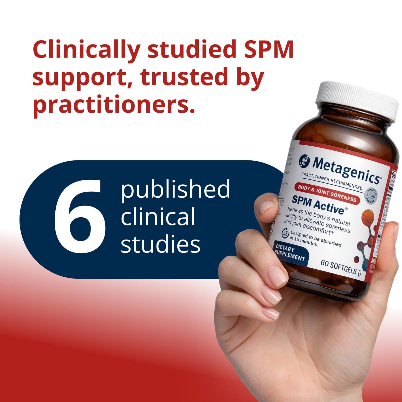 Metagenics SPM Active marine oil supplement packaging