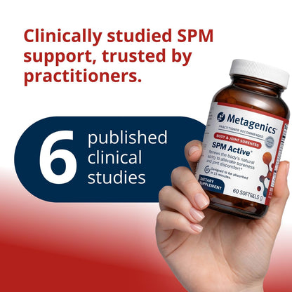 Metagenics SPM Active marine oil supplement packaging