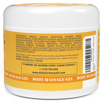 Arnica 35 professional muscle recovery gel packaging details