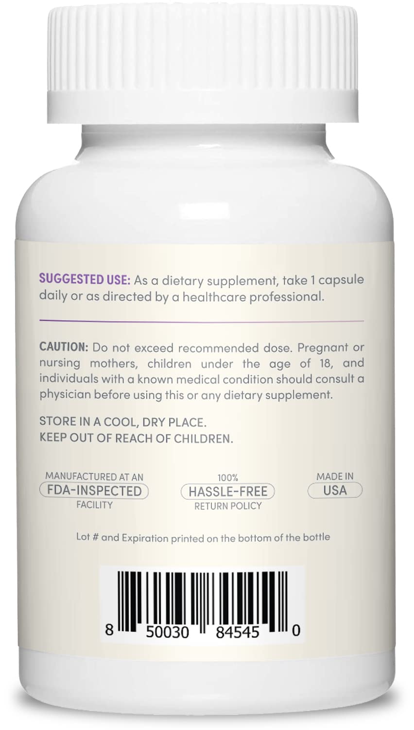 Clear Formulas Iodine high potency 90 capsules label showing supplement facts