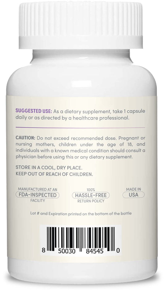 Clear Formulas Iodine high potency 90 capsules label showing supplement facts