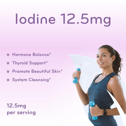 Clear Formulas Potassium Iodine 12.5 mg dietary supplement capsules count