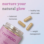 Vital Core Desiccated Thyroid Supplement nutritional facts label
