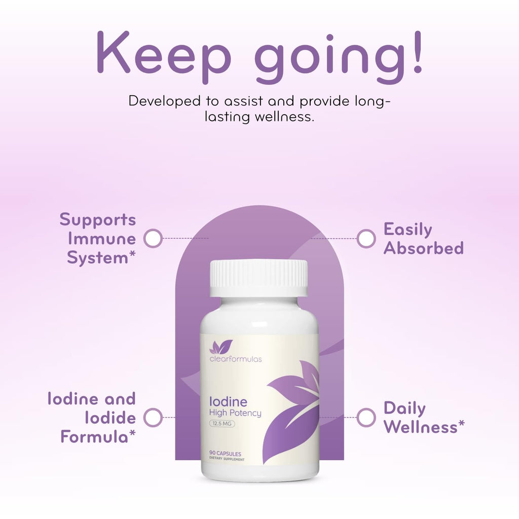 Clear Formulas 90 count capsule bottle lifestyle display