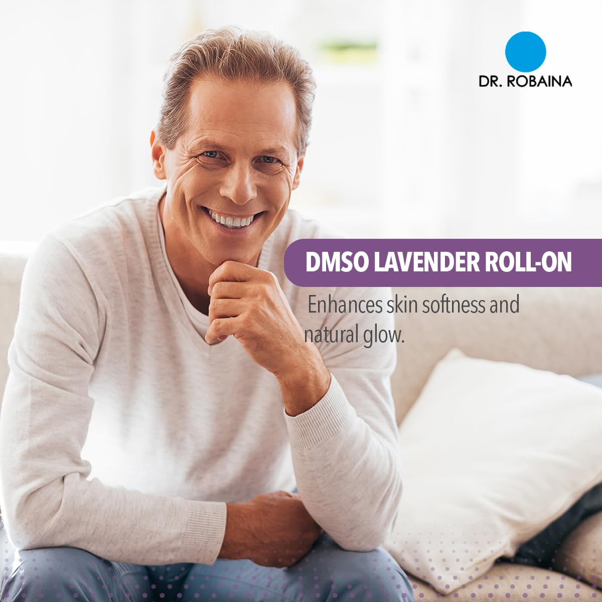 Dr. Robaina DMSO Lavender Roll-On roll-on applicator head