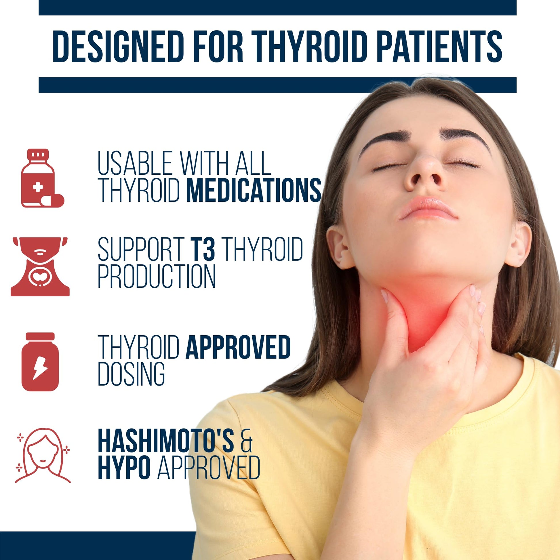Premium USA imported thyroid health supplement for T4 to T3 conversion.