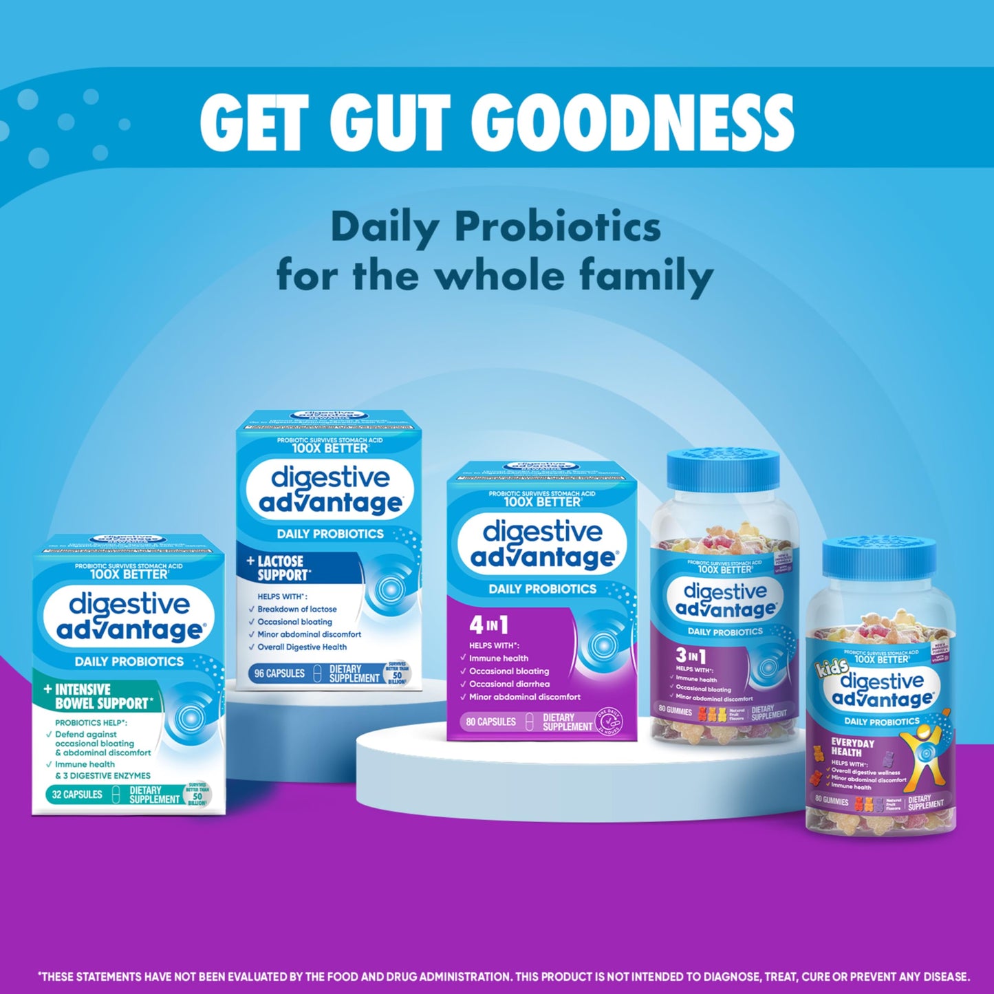 Secure packaging layout of the Schiff vitamins brand gut health gummies for Indian shipping.