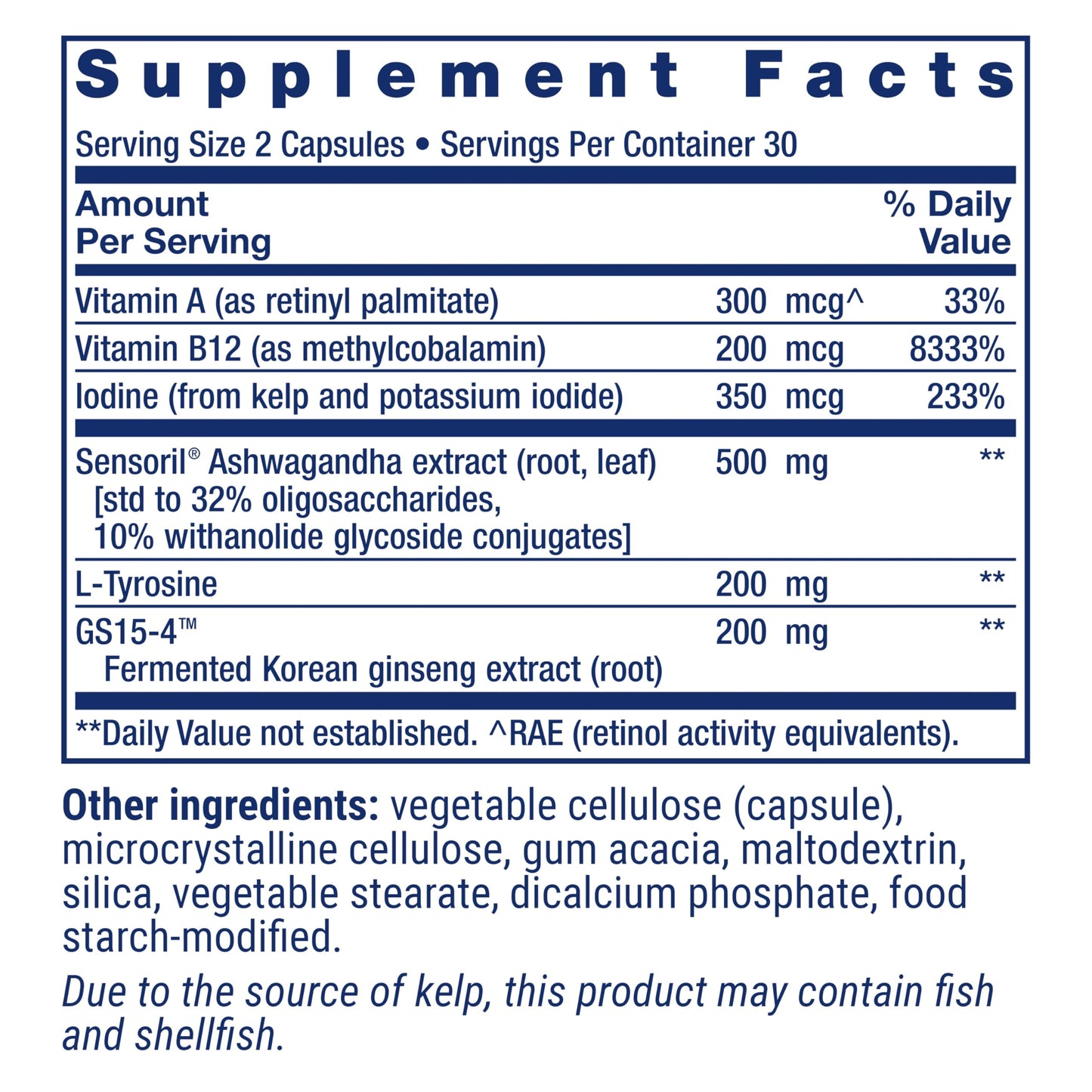 Authentic Life Extension imported thyroid complex pills for daily energy boost