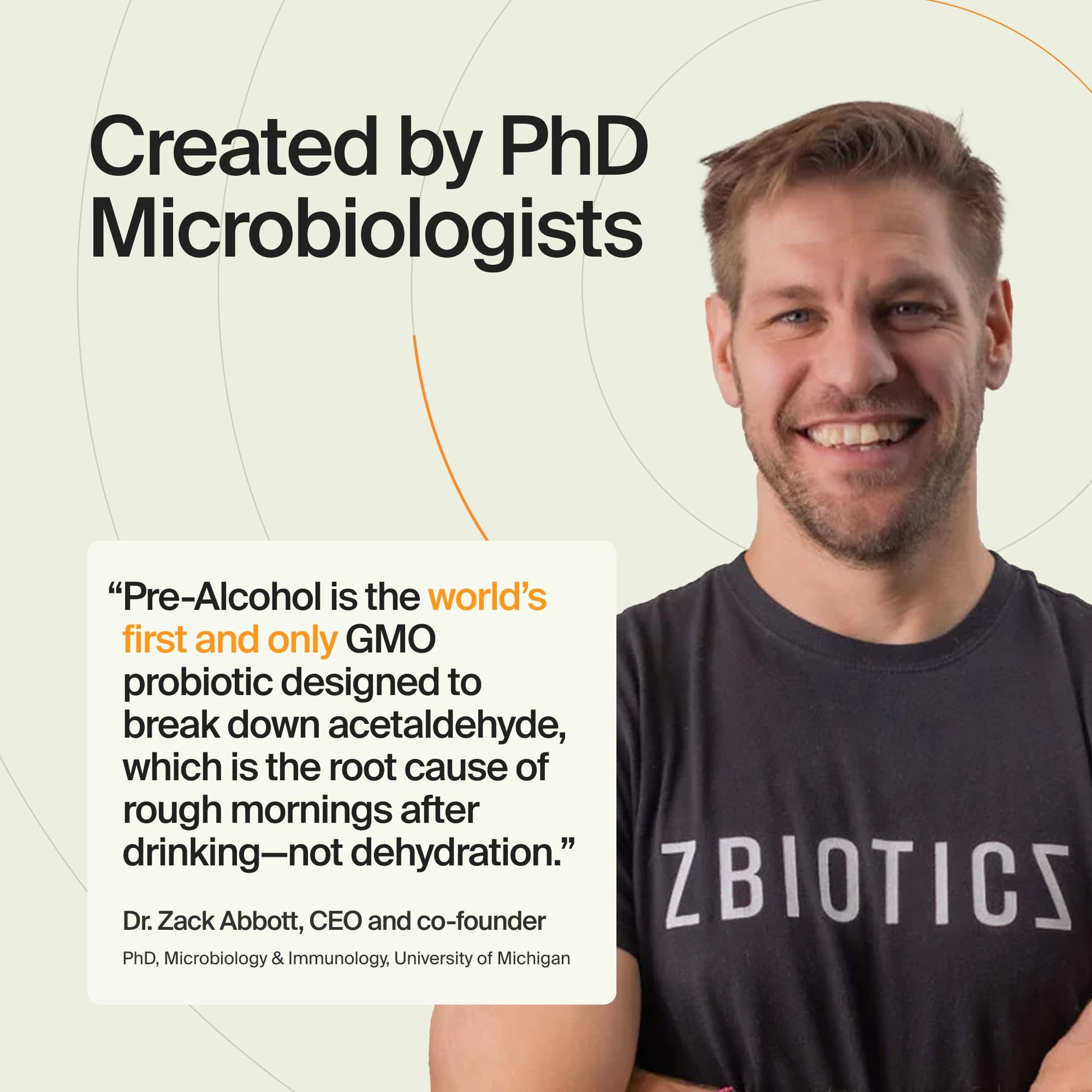 ZBiotics travel friendly zero refrigeration required supplement bottles alongside evening drinks