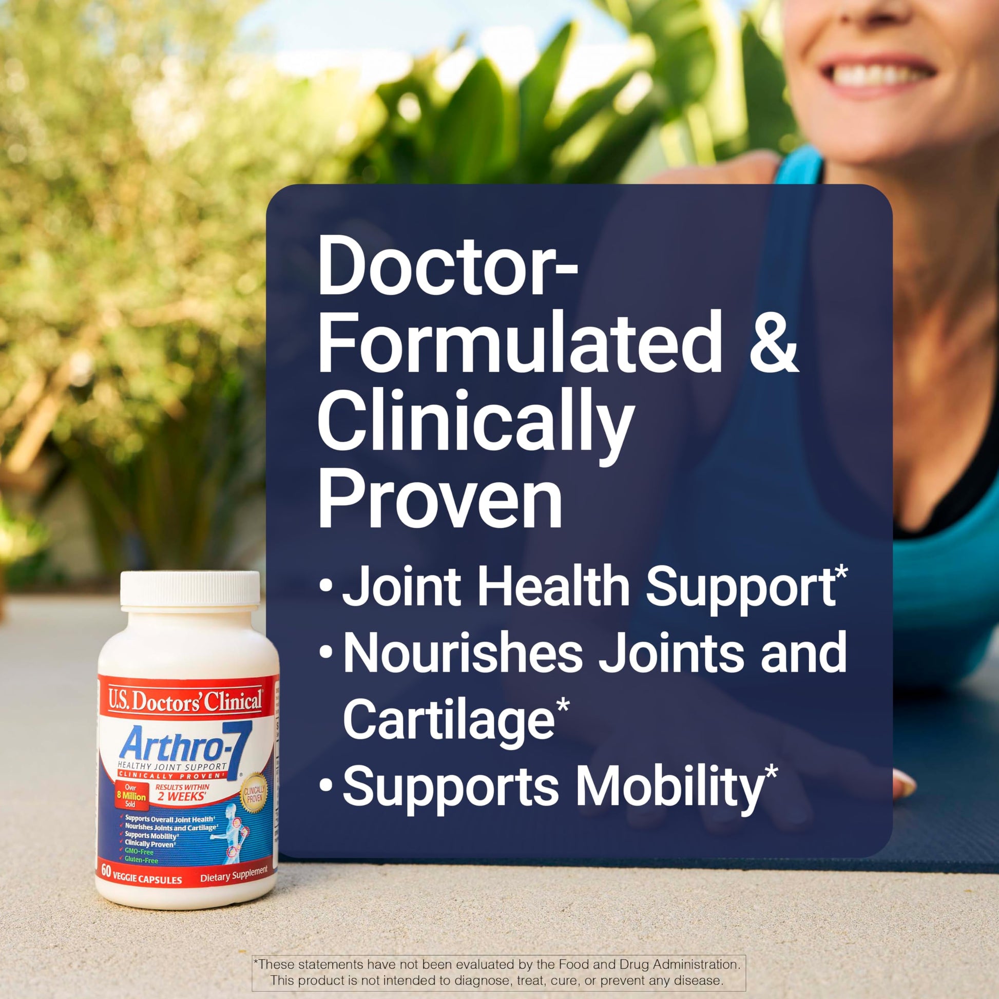 U.S. Doctorsâ€™ Clinical Arthro-7 supplement facts label