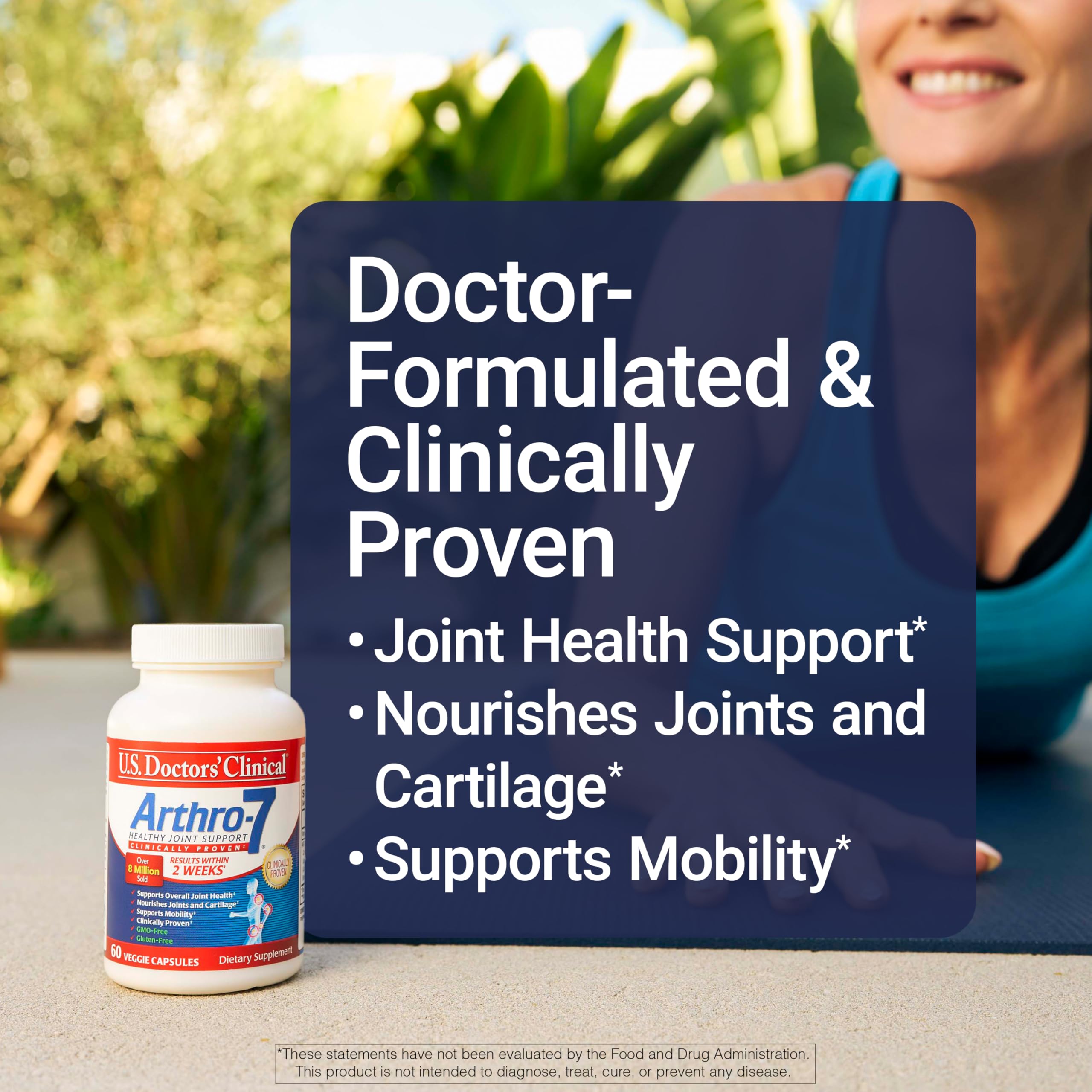 U.S. Doctorsâ€™ Clinical Arthro-7 supplement facts label