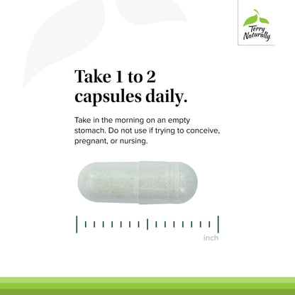 Authentic USA imported Terry Naturally Thyroid Care capsules for daily energy and healthy hair support