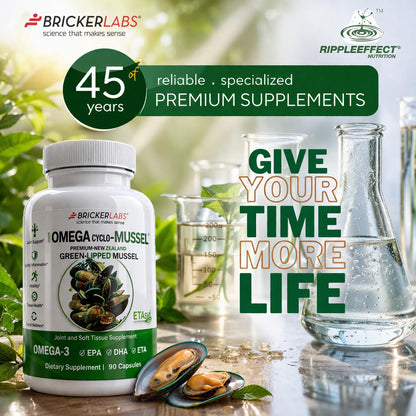 Packaging of premium Green Lipped Mussel joint support supplement