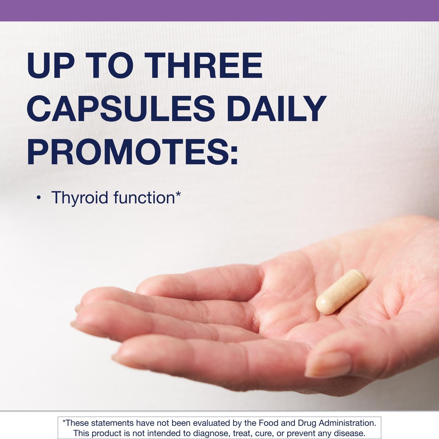 Metagenics Thyrosol supplement facts and ingredient label side view