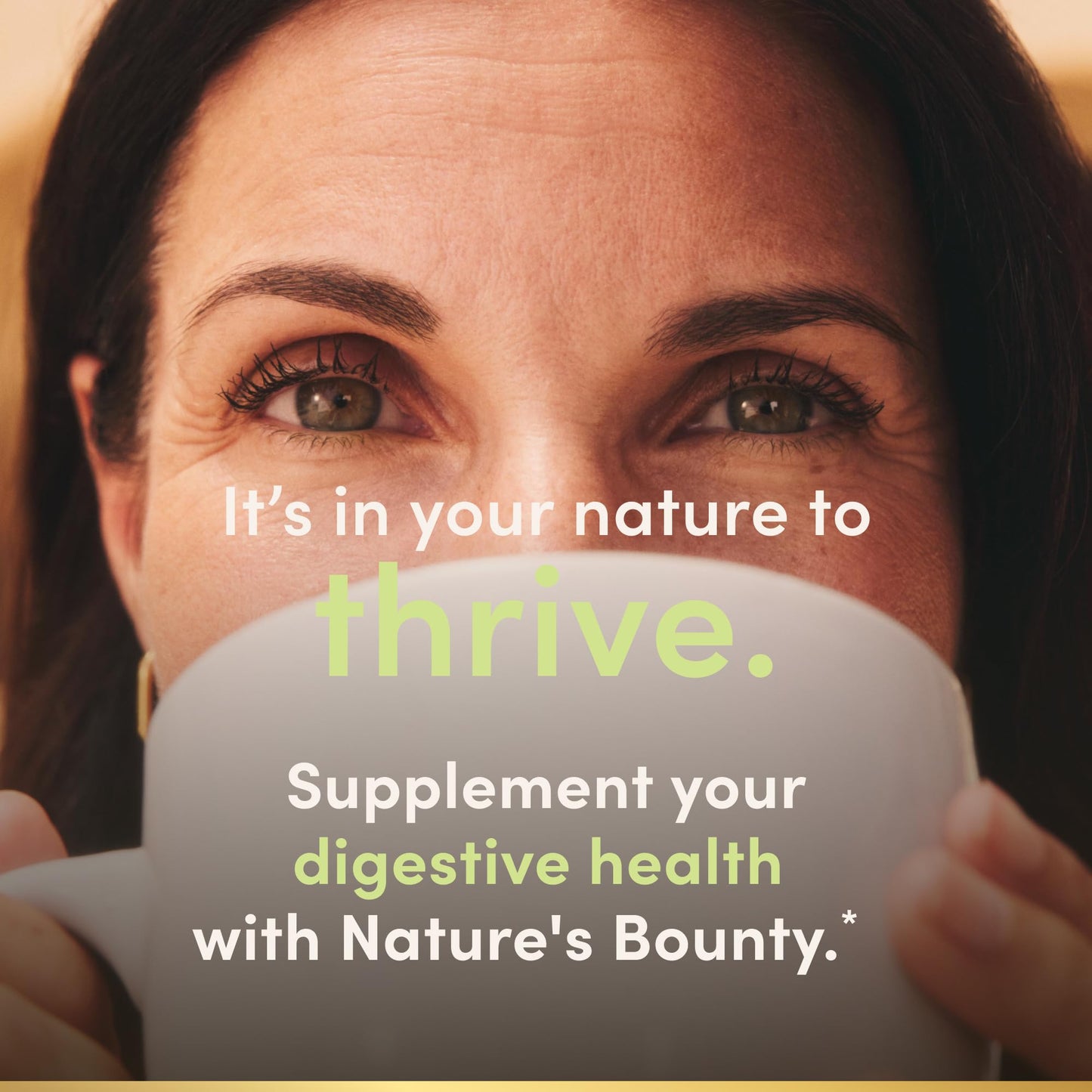 Nature's Bounty Ultra Strength Probiotic capsule displayed next to the authentic USA imported bottle