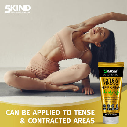 Authentic 5kind hemp cream imported packaging