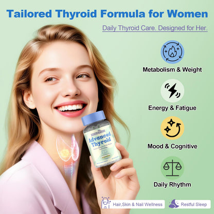 Side view of Quorinthiumax daily health supplement bottle highlighting premium dietary support for women.