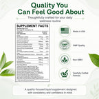 Crobirware thyroid supplement liquid drops showing organic iodine and selenium nutritional facts.