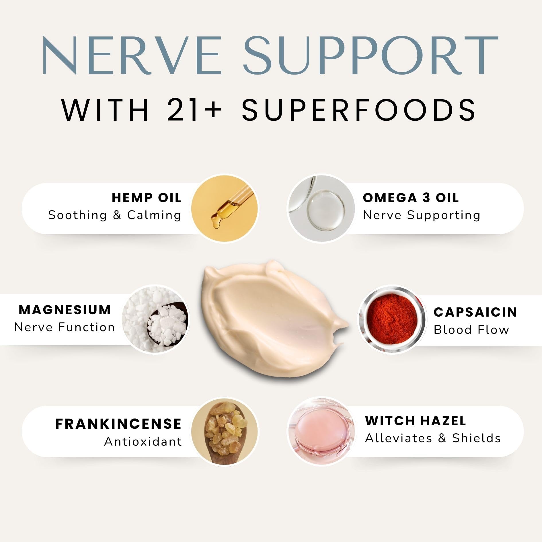 Lune nerve balm ingredients and natural formula benefits label