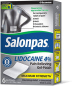 Authentic Salonpas Lidocaine 5 pack bundle for muscle pain relief