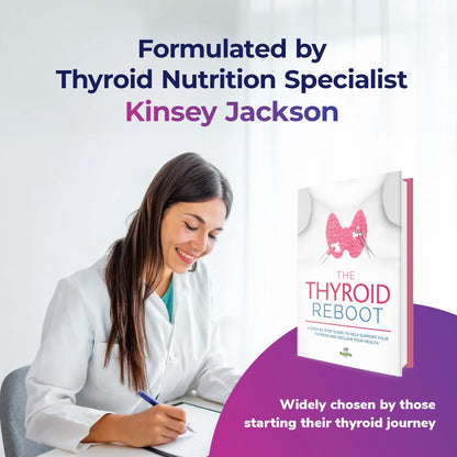 Bright Naturals Thyroid Renew targeted thyroid support capsules direction and usage side panel