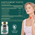 Meliorantheris TriDexThyro 120 capsules supplement label details