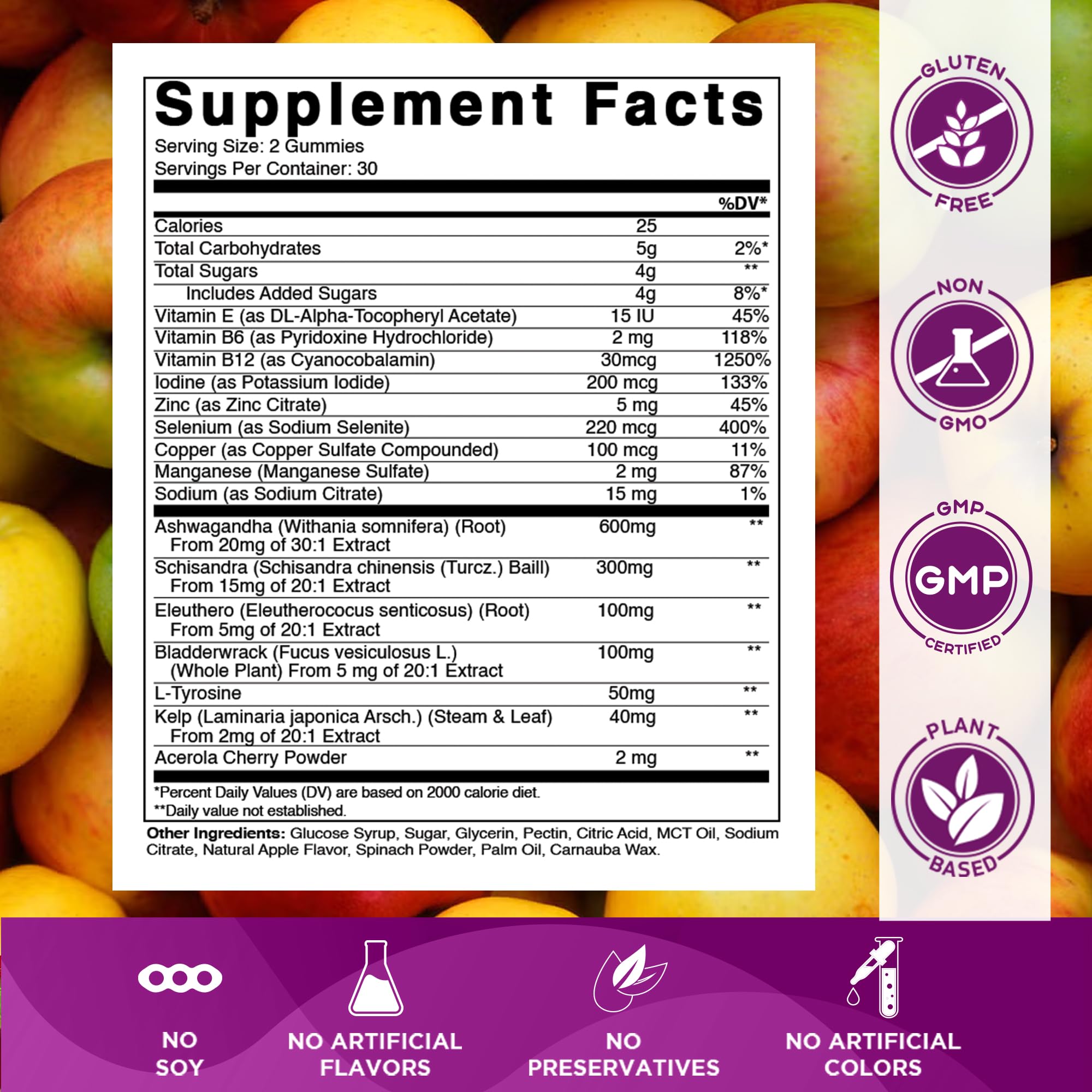 Vitamatic imported thyroid support supplement for metabolism and energy