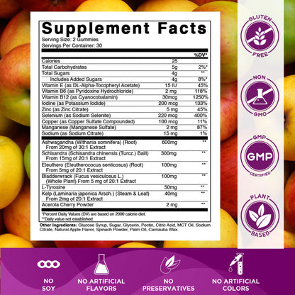 Vitamatic imported thyroid support supplement for metabolism and energy