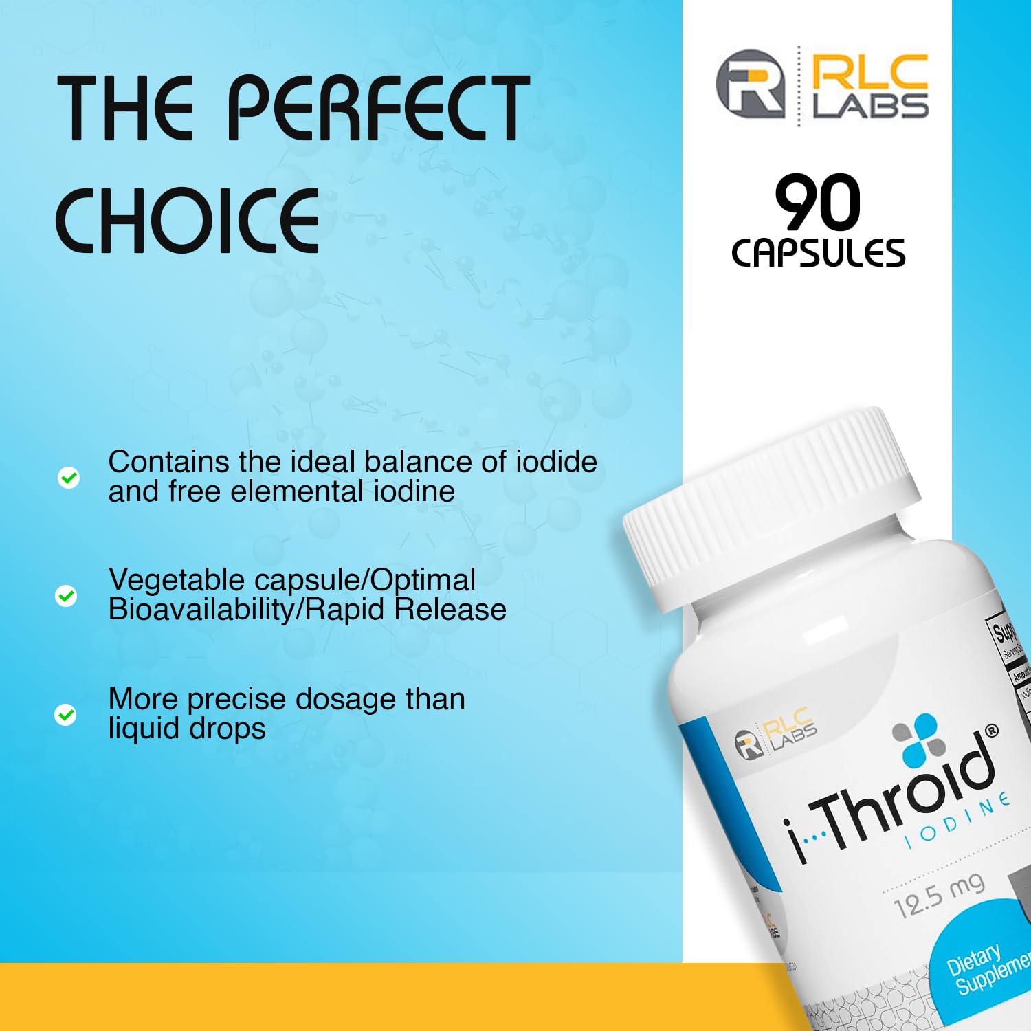 Full packaging view of RLC Labs metabolism and hormone balance dietary supplement.