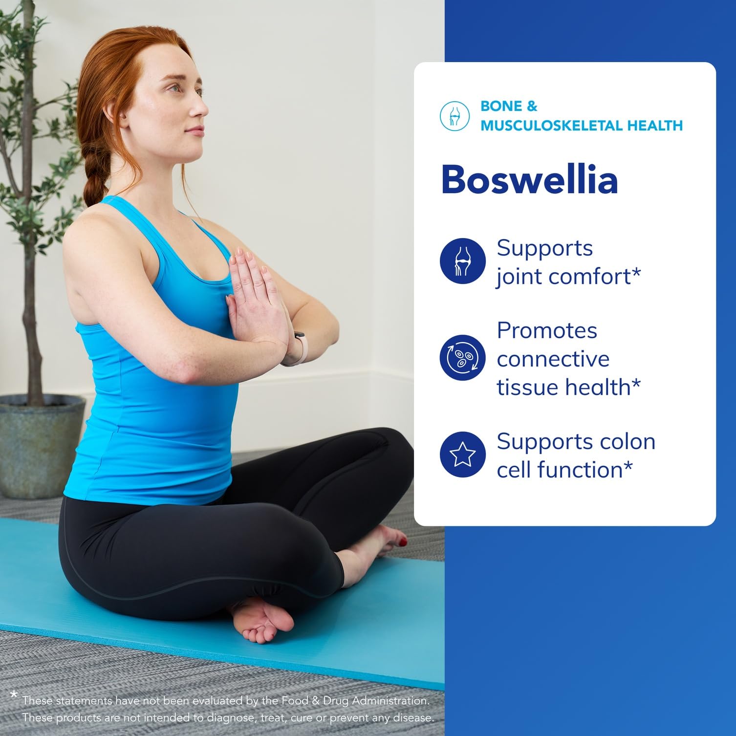 Side view of Pure Encapsulations Boswellia dietary supplement