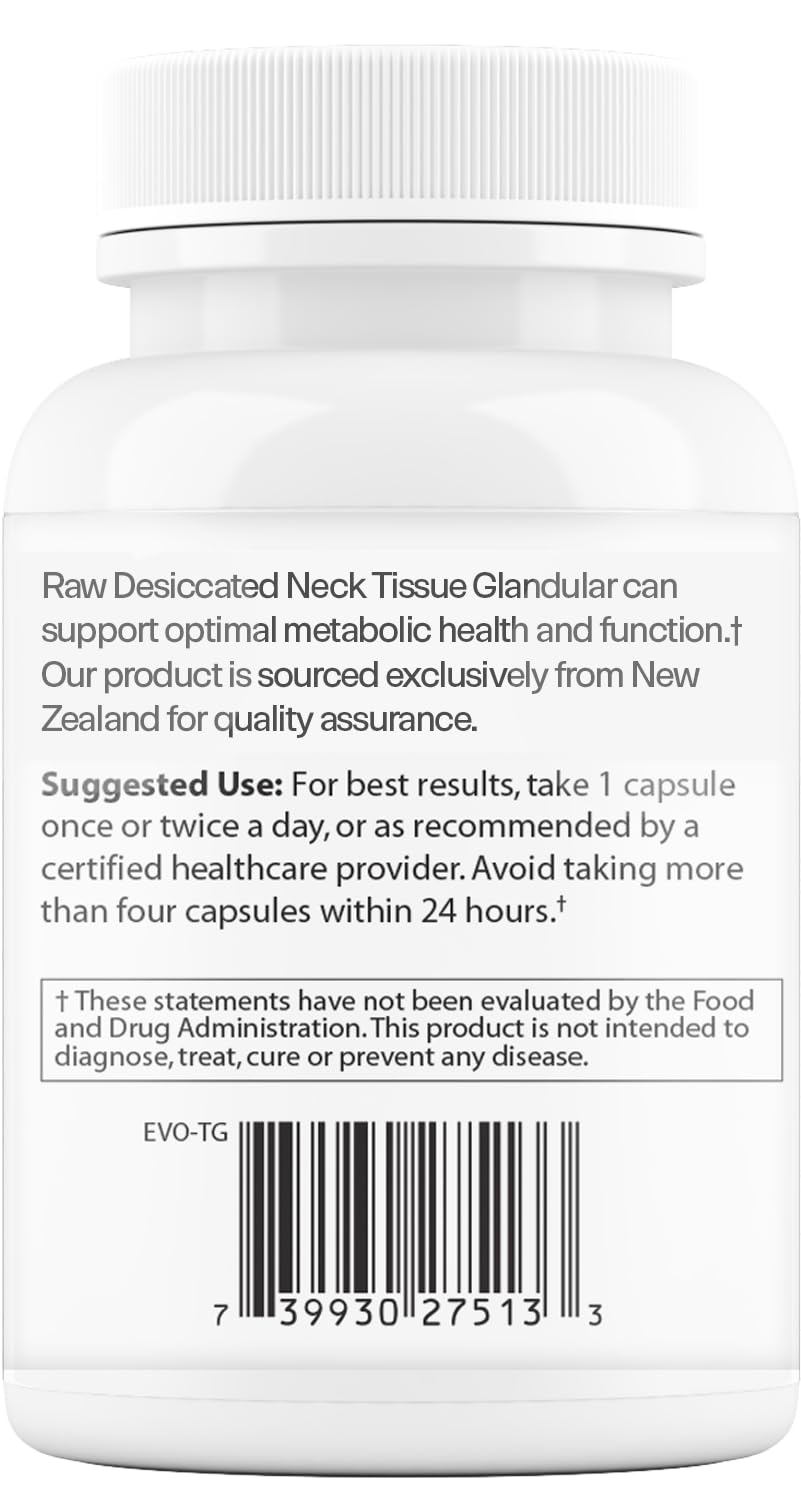 New Zealand sourced grass fed bovine thyroid glandular supplement