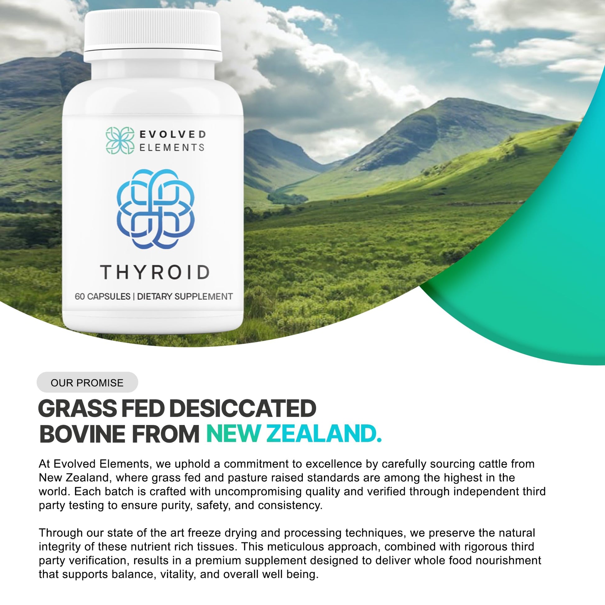 Evolved Elements metabolism booster and thyroid support capsules